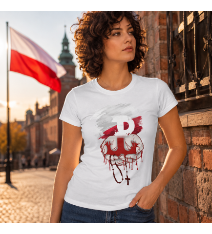KOSZULKA DAMSKA PATRIOTYCZNI BHO PW